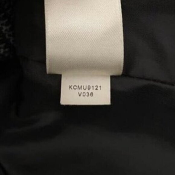 Donna Karan DKNY Plaid Wool Blend Pleated Swing Coat – Chic Cropped Academia - Picture 9 of 11